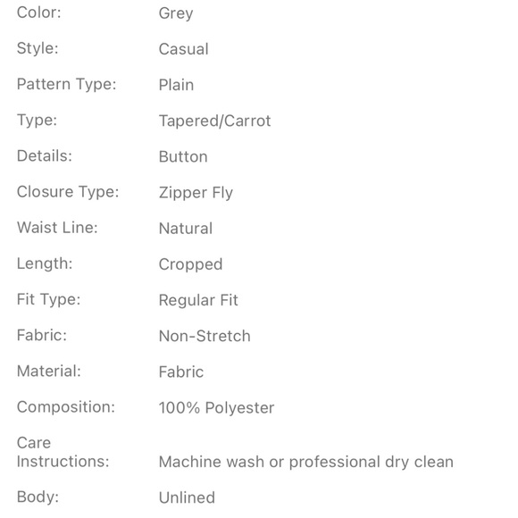 Grey jogger pants - Picture 3 of 3